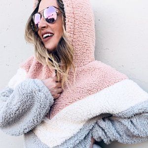 Sherpa Fleece Hoodie